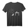 Katze Gleichungssystem T-Shirt – Lustiger Mathe Spruch für Kinder, Männer & Frauen zum Geburtstag oder Weihnachten