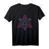 Heilige Geometrie T-Shirt mit Vaporwave-Design – Perfektes Geschenk für Esoterik- und Kunstliebhaber, klassisch geschnitten