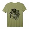 Geometrie Form Verwirrung Hypnose Optische Illusion Kreis T-Shirt – Faszinierende Geschenkidee für Hypnose- und Psychologie-Enthusiasten