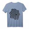 Geometrie Form Verwirrung Hypnose Optische Illusion Kreis T-Shirt – Faszinierende Geschenkidee für Hypnose- und Psychologie-Enthusiasten