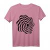 Geometrie Form Verwirrung Hypnose Optische Illusion Kreis T-Shirt – Faszinierende Geschenkidee für Hypnose- und Psychologie-Enthusiasten