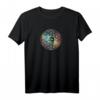 Blume des Lebens mit Erde - Spirituelles Geometrie Yoga Meditation T-Shirt, ideales Geschenk für Freunde, Familie, Buddhisten & Naturschützer