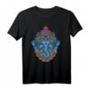 Ganesha Indien Sacred Geometry T-Shirt - Spirituelle Geometrie, Hinduismus & Esoterik Motiv, Perfektes Geschenk für Fans von Indien und Spiritualität