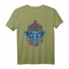 Ganesha Indien Sacred Geometry T-Shirt - Spirituelle Geometrie, Hinduismus & Esoterik Motiv, Perfektes Geschenk für Fans von Indien und Spiritualität