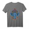 Ganesha Indien Sacred Geometry T-Shirt - Spirituelle Geometrie, Hinduismus & Esoterik Motiv, Perfektes Geschenk für Fans von Indien und Spiritualität