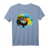 Papagei Ara Polygon - Geometrisches Low Poly Tier T-Shirt, buntes Vogelmotiv als Geschenk für Tier- und Kunstliebhaber