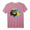 Papagei Ara Polygon - Geometrisches Low Poly Tier T-Shirt, buntes Vogelmotiv als Geschenk für Tier- und Kunstliebhaber