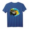 Papagei Ara Polygon - Geometrisches Low Poly Tier T-Shirt, buntes Vogelmotiv als Geschenk für Tier- und Kunstliebhaber