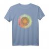 Heilige Geometrie Blume des Lebens Vintage Mandala T-Shirt – Spirituelles Geschenk für Freunde und besondere Anlässe