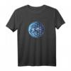 Blume des Lebens mit Erde – Heilige Geometrie Yoga-T-Shirt, Spirituelles Design & Umweltschutz Geschenk für Frauen, Männer & Kinder