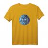 Blume des Lebens mit Erde – Heilige Geometrie Yoga-T-Shirt, Spirituelles Design & Umweltschutz Geschenk für Frauen, Männer & Kinder