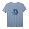 Blume des Lebens mit Erde – Heilige Geometrie Yoga-T-Shirt, Spirituelles Design & Umweltschutz Geschenk für Frauen, Männer & Kinder