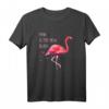 Pinker Polygon Geometrie Flamingo T-Shirt - Stylisches Sommerdesign, ideales Geschenk für Frauen und Mädchen zum Geburtstag oder Weihnachten