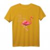 Pinker Polygon Geometrie Flamingo T-Shirt - Stylisches Sommerdesign, ideales Geschenk für Frauen und Mädchen zum Geburtstag oder Weihnachten