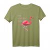 Pinker Polygon Geometrie Flamingo T-Shirt - Stylisches Sommerdesign, ideales Geschenk für Frauen und Mädchen zum Geburtstag oder Weihnachten