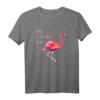 Pinker Polygon Geometrie Flamingo T-Shirt - Stylisches Sommerdesign, ideales Geschenk für Frauen und Mädchen zum Geburtstag oder Weihnachten