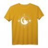 Witchy Aesthetic Mystic Cat Sonne Mond T-Shirt mit Heilige Geometrie – Magisches Design für Hexen, Mystik- und Katzenliebhaber
