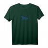 Wolf Bauhaus-Stil Geometrie Tier T-Shirt - Abstrakte moderne Kunst für Tier- und Kunstliebhaber