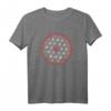 Blume des Lebens T-Shirt Österreich Rot Weiß Rot – Esoterisches Geschenk für Weihnachten, Geburtstag & Jubiläum