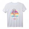 Kinder T-Shirt für Einschulung mit Giraffe - Retro Schuloutfit für Erstklässler & Schulanfänger als Geschenkidee