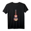 Vintage Gitarre mit Sonnenuntergang - Romantisches Gitarristen T-Shirt, perfektes Geschenk für Musiker, Gitarristen & Musikliebhaber