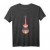 Vintage Gitarre mit Sonnenuntergang - Romantisches Gitarristen T-Shirt, perfektes Geschenk für Musiker, Gitarristen & Musikliebhaber