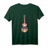 Vintage Gitarre mit Sonnenuntergang - Romantisches Gitarristen T-Shirt, perfektes Geschenk für Musiker, Gitarristen & Musikliebhaber