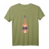 Vintage Gitarre mit Sonnenuntergang - Romantisches Gitarristen T-Shirt, perfektes Geschenk für Musiker, Gitarristen & Musikliebhaber