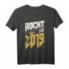 Kinder 4. Geburtstag Rockt Seit 2019 T-Shirt – Cooles Geburtstagsshirt für Jungen und Mädchen, Rock- und Gitarrenfans, ideales Geschenk für Kinder
