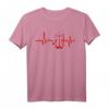 Muslim Herzschlag Allah Spirituelles T-Shirt – Inspirierend, Religiös & Motivationsfördernd für Glauben, Frieden und Liebe