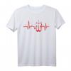 Muslim Herzschlag Allah Spirituelles T-Shirt – Inspirierend, Religiös & Motivationsfördernd für Glauben, Frieden und Liebe