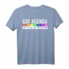 Gay Agenda Queer LGBTQ T-Shirt mit Regenbogenmotiv für Pride, CSD & Menschenrechte – Unterstützung der Community