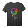 LGBTQ Regenbogen Sonnenblume Gay Pride T-Shirt für Gleichheit, Liebe & Unterstützung – Perfekt für Pride, Demos & besondere Anlässe