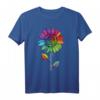 LGBTQ Regenbogen Sonnenblume Gay Pride T-Shirt für Gleichheit, Liebe & Unterstützung – Perfekt für Pride, Demos & besondere Anlässe