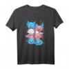 Axolotl Transgender Flagge LGBTQ Kawaii T-Shirt – Niedliches Unterstützungs-Design für Trans, Queer & Pride Events