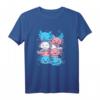 Axolotl Transgender Flagge LGBTQ Kawaii T-Shirt – Niedliches Unterstützungs-Design für Trans, Queer & Pride Events