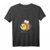 Damen LGBT Regenbogen Biene Les-bee-an Lesbian Liebe ist bunt T-Shirt mit V-Ausschnitt – Unterstützung für Vielfalt & Gleichheit