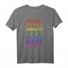 Regenbogen Peace Love T-Shirt für Schwule, Lesben, Transgender & LGBTQ+ Unterstützung im Pride Monat