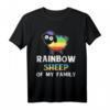 Gay Pride Regenbogen LGBT T-Shirt – Unterstützung für LGBTQ Community, Schwule, Lesben, Bisexuelle & Transgender als Geschenk zum Pride Month, CSD & Weihnachten