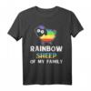 Gay Pride Regenbogen LGBT T-Shirt – Unterstützung für LGBTQ Community, Schwule, Lesben, Bisexuelle & Transgender als Geschenk zum Pride Month, CSD & Weihnachten