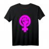 Frauenpower - Feministen Symbol mit Faust T-Shirt für Gleichberechtigung & Feminismus – Unterstütze Frauenrechte