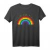 Women Rights Equality Love Rainbow Words Gay Pride Flag LGBT T-Shirt – Unterstütze Gleichheit und Stolz mit diesem Regenbogen-Design