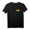Regenbogen Flagge Heart Gay Pride LGBTQ Vintage Retro T-Shirt – Unterstütze Gleichheit für Lesben, Schwule, Bisexuelle & Transgender