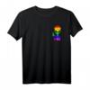 LGBTQ Pride Regenbogen T-Shirt - Unterstützung für Gleichheit, Gerechtigkeit und Liebe bei Pride und Paraden
