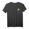LGBTQ Pride Regenbogen T-Shirt - Unterstützung für Gleichheit, Gerechtigkeit und Liebe bei Pride und Paraden