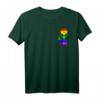 LGBTQ Pride Regenbogen T-Shirt - Unterstützung für Gleichheit, Gerechtigkeit und Liebe bei Pride und Paraden
