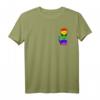 LGBTQ Pride Regenbogen T-Shirt - Unterstützung für Gleichheit, Gerechtigkeit und Liebe bei Pride und Paraden