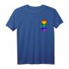 LGBTQ Pride Regenbogen T-Shirt - Unterstützung für Gleichheit, Gerechtigkeit und Liebe bei Pride und Paraden