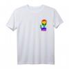 LGBTQ Pride Regenbogen T-Shirt - Unterstützung für Gleichheit, Gerechtigkeit und Liebe bei Pride und Paraden