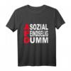 Anti-AfD T-Shirt gegen Rassismus und rechte Gewalt - Protestkleidung für Demokratie und Meinungsfreiheit